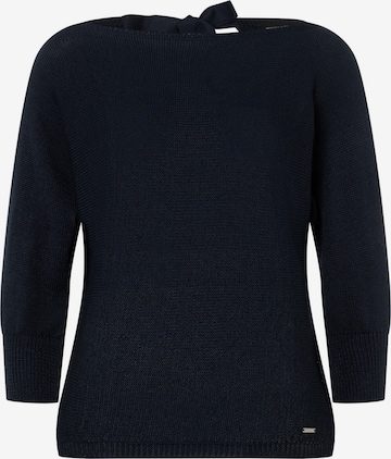 MORE & MORE Sweater 'Dolman' in Blue: front