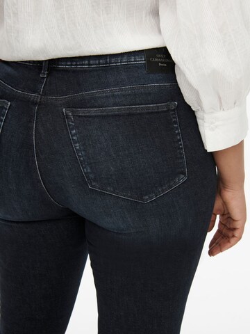 ONLY Carmakoma Skinny Jeans 'Life Reg' in Zwart