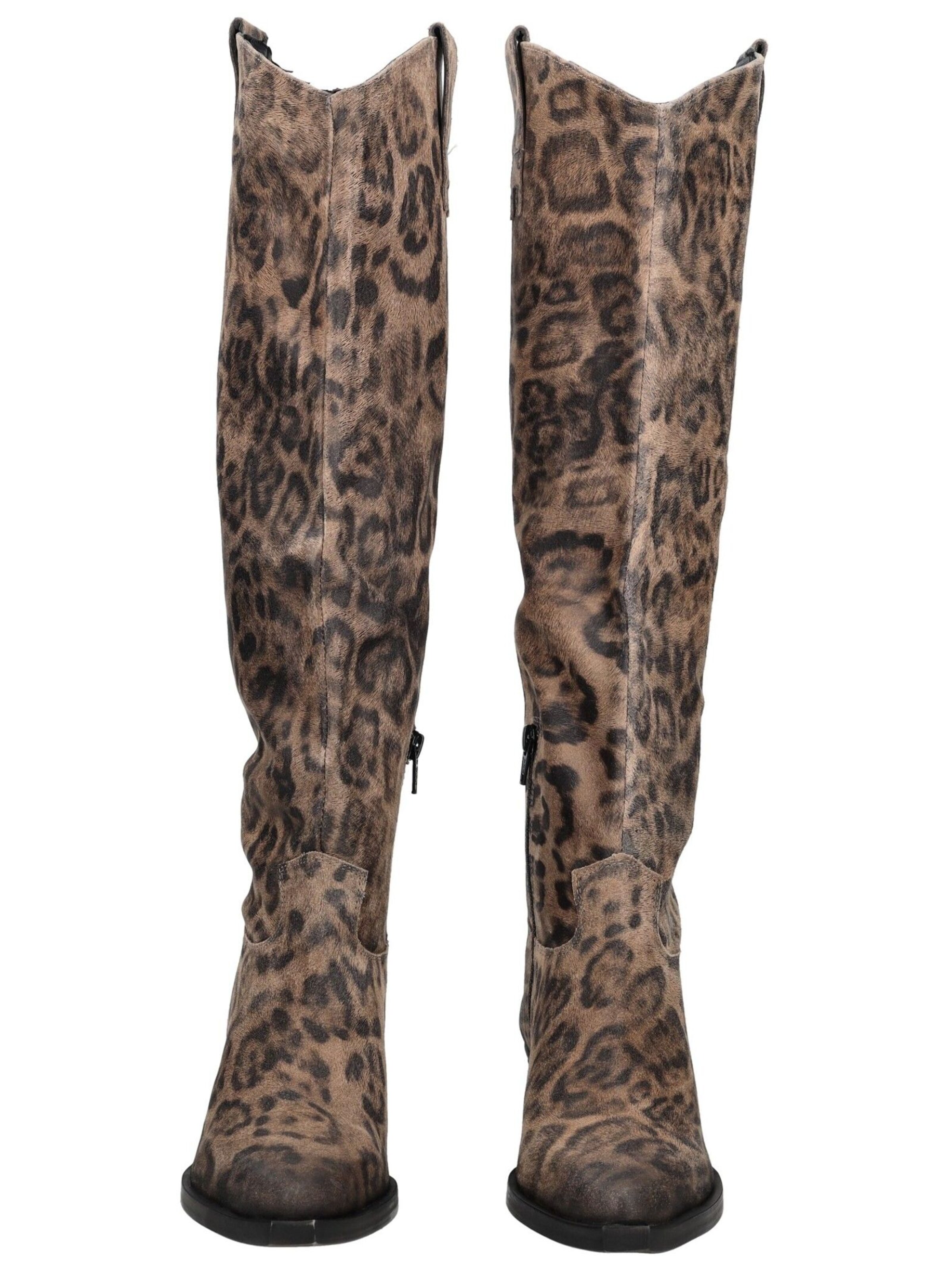 LAZAMANI Cowboy Boots in Brown