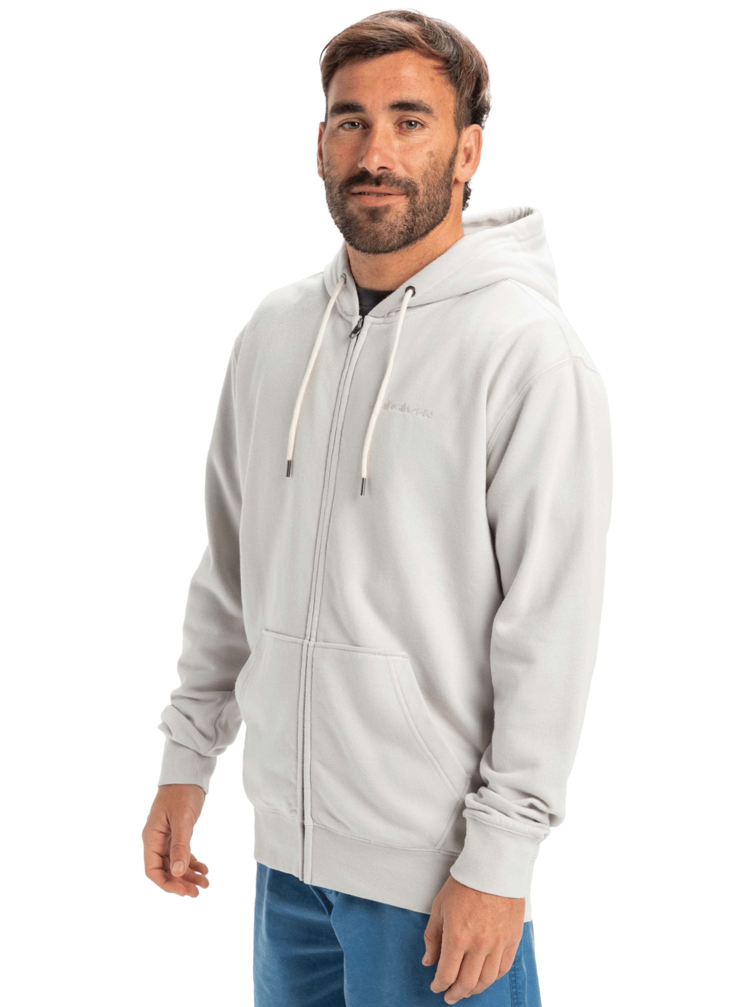Veste en polaire 'Salt Water' QUIKSILVER en blanc