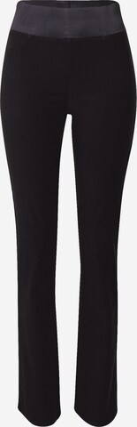 Freequent Boot cut Pants in Black: front