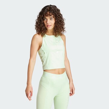 ADIDAS PERFORMANCE Sporttop 'Techfit' in Groen: voorkant