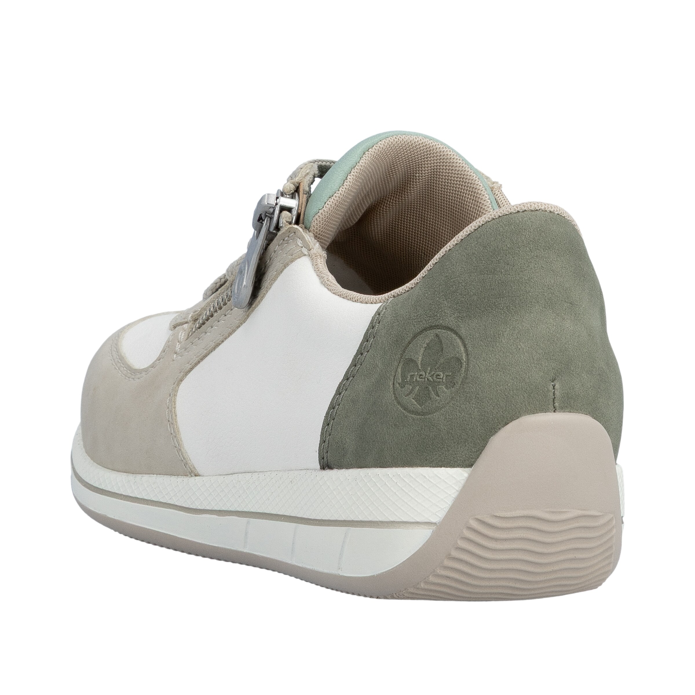 Baskets basses Rieker en blanc