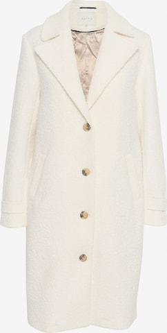 Kaffe Between-Seasons Coat 'Anne' in White: front