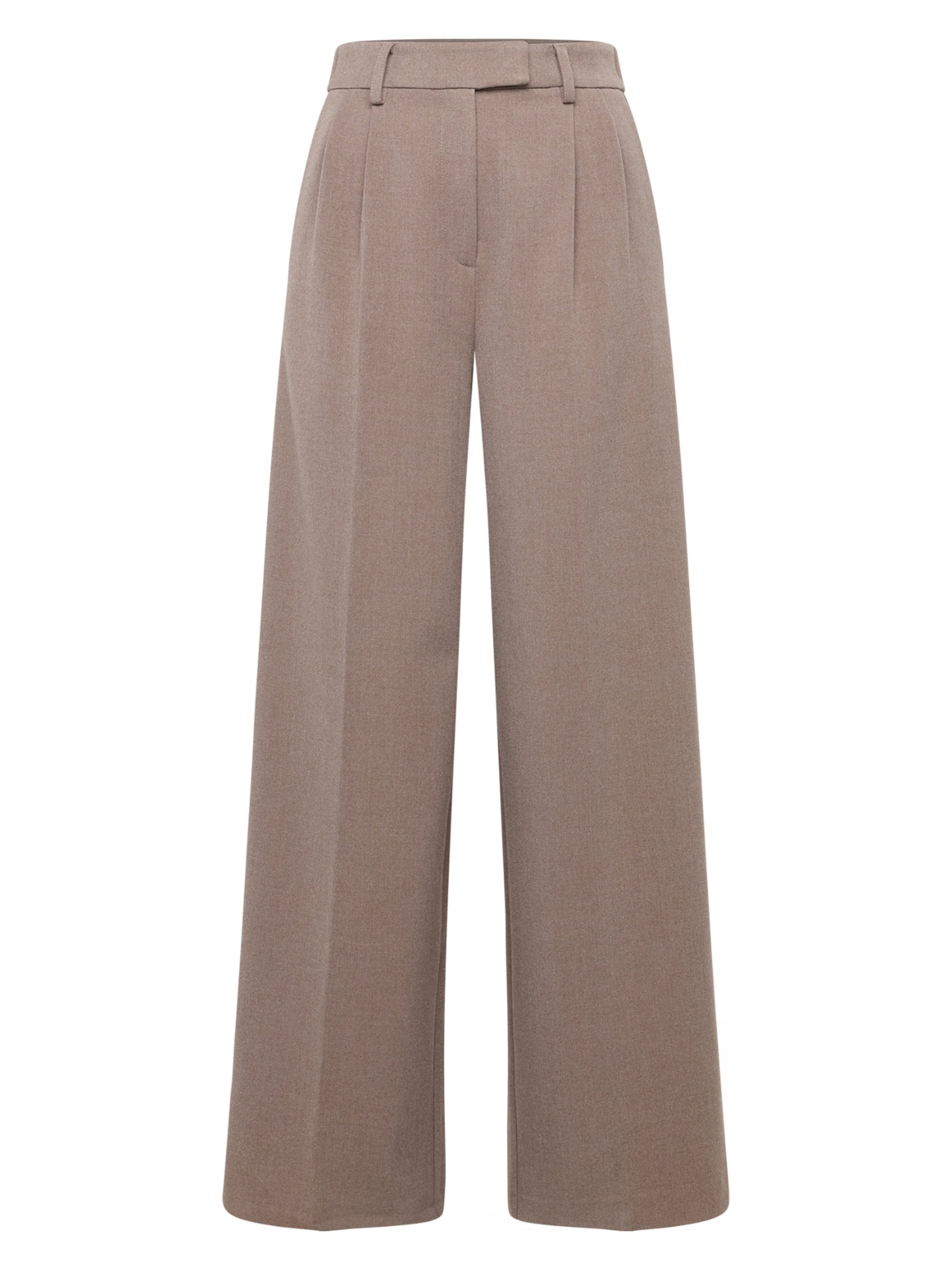 Tamaris Trousers with creases in 34 in Light brown, Item view