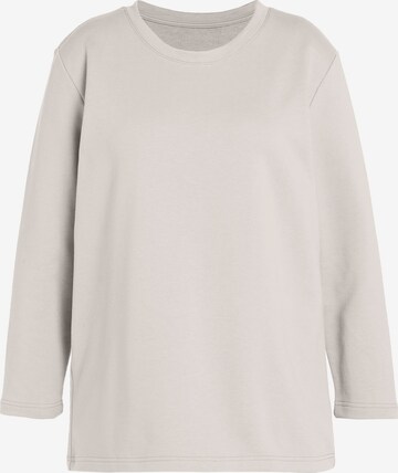 Ulla Popken Sweatshirt in Beige: front