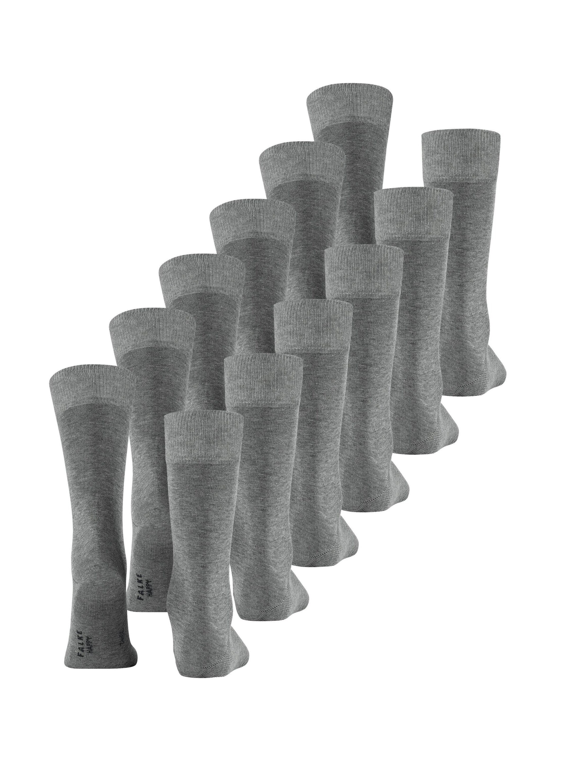 FALKE Socks 'Happy 6-Pack' in Grey