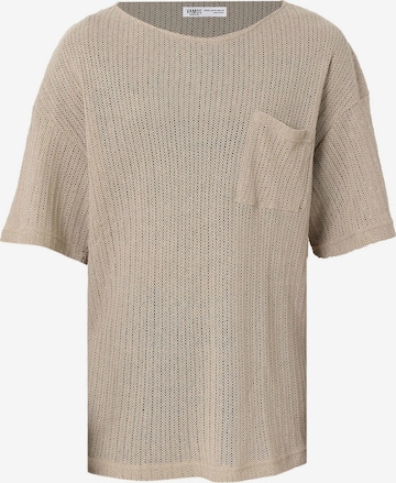 T-Shirt VAMOS CLO en beige : devant