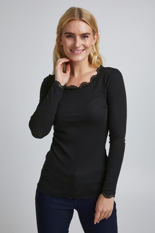 Fransa - Camiseta 'FRHIZAMOND' en negro: frente