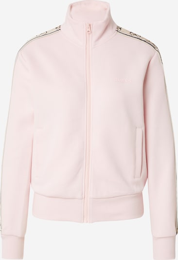 GUESS Sports sweat jacket 'BRITNEY' in Gold / Pink / Black / White, Item view