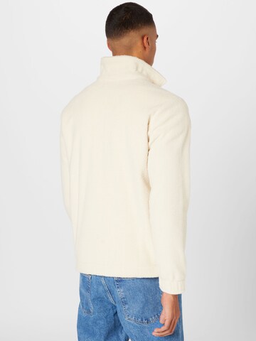 HOLLISTER Fleece Jacket in Beige