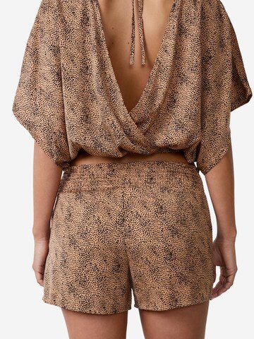 Pantaloncini da pigiama di ETAM in marrone