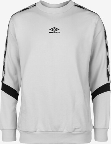 UMBRO Athletic Sweatshirt in White: front