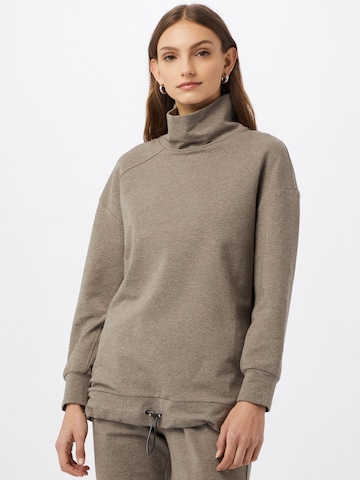 Varley Athletic Sweatshirt 'Morrison' in Brown: front