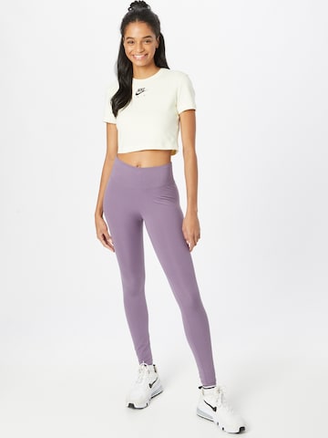 NIKE Skinny Sportbyxa i lila