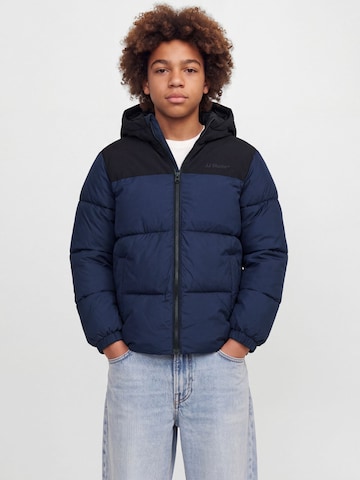 Jack & Jones Junior Winterjacke in Blau: Vorderseite