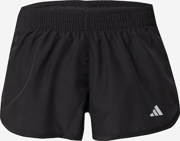 ADIDAS PERFORMANCE Regular Workout Pants 'Marathon 20 ' in Black: front