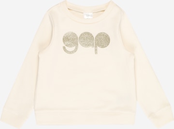 Sweat-shirt GAP en beige : devant