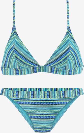 LASCANA Bikini i blå / blandade färger, Produktvy