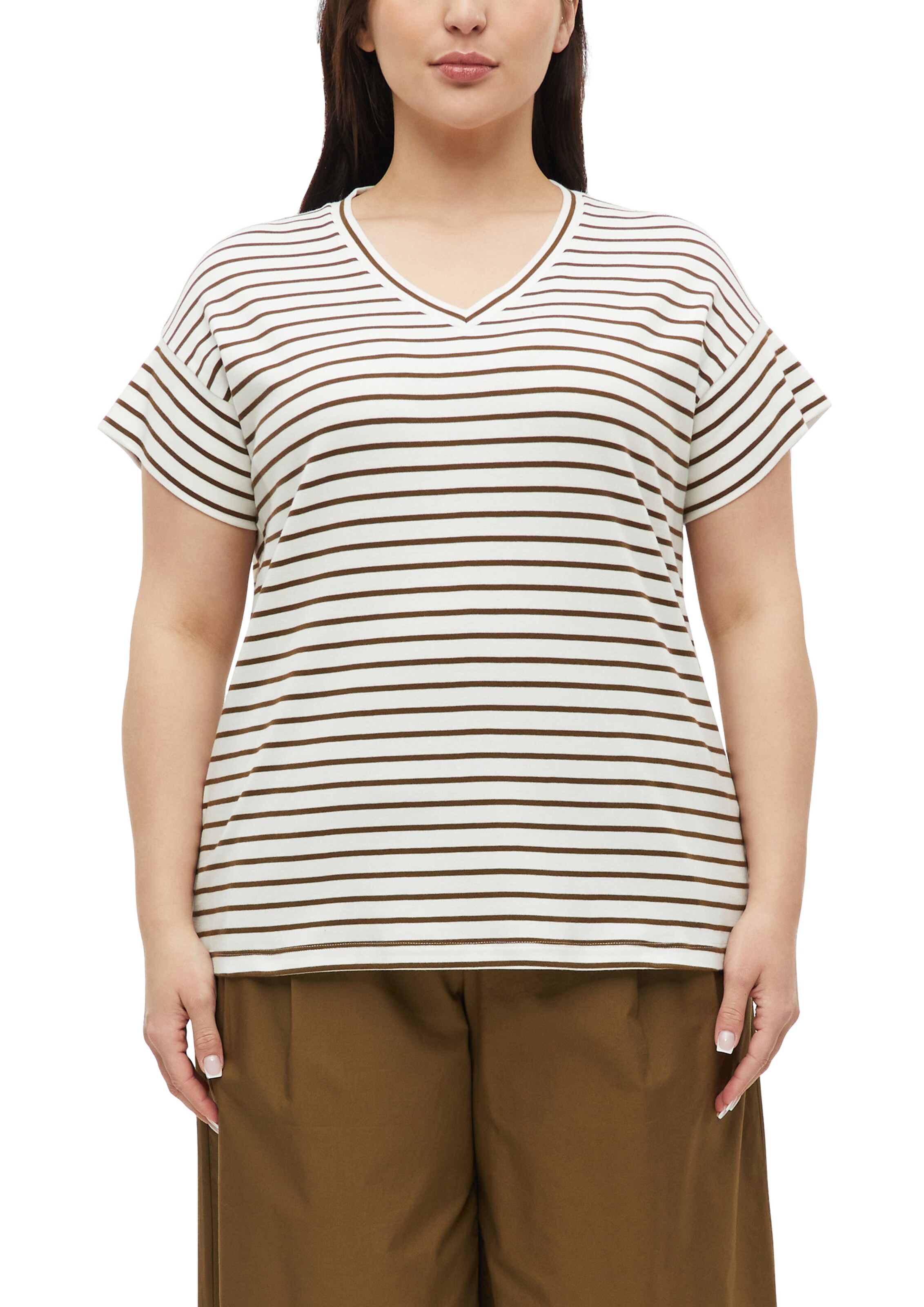 s.Oliver CURVE Shirt in Brown