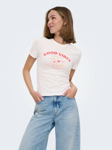 ONLY Футболка в Белый: спереди