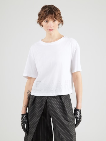 T-shirt ARMANI EXCHANGE en blanc : devant
