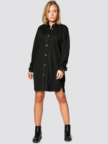 FRESHLIONS Shirt Dress 'Monkey' in Black