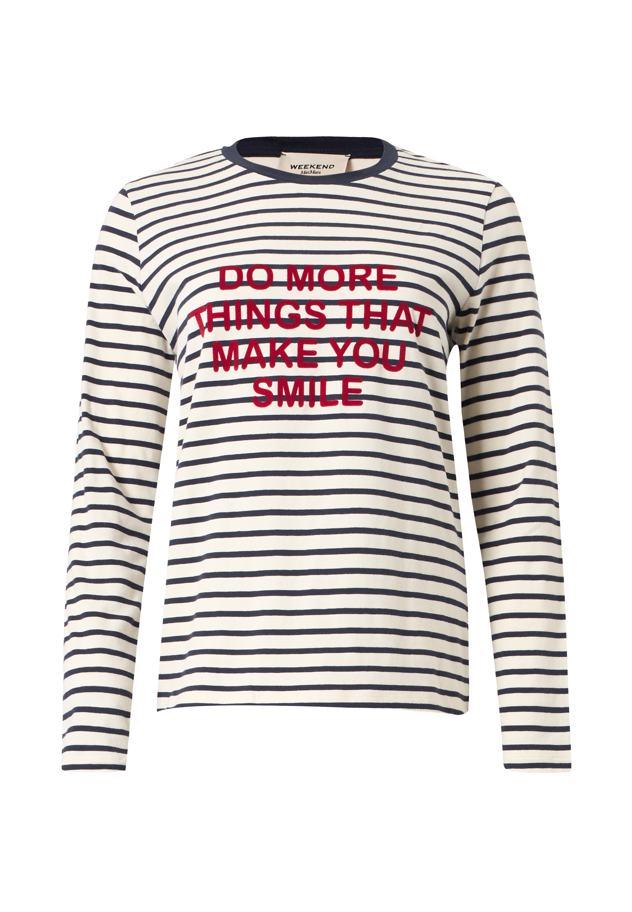 Weekend Max Mara Shirt 'VICINO' in XS in Navy / Crimson / Off white, Item view