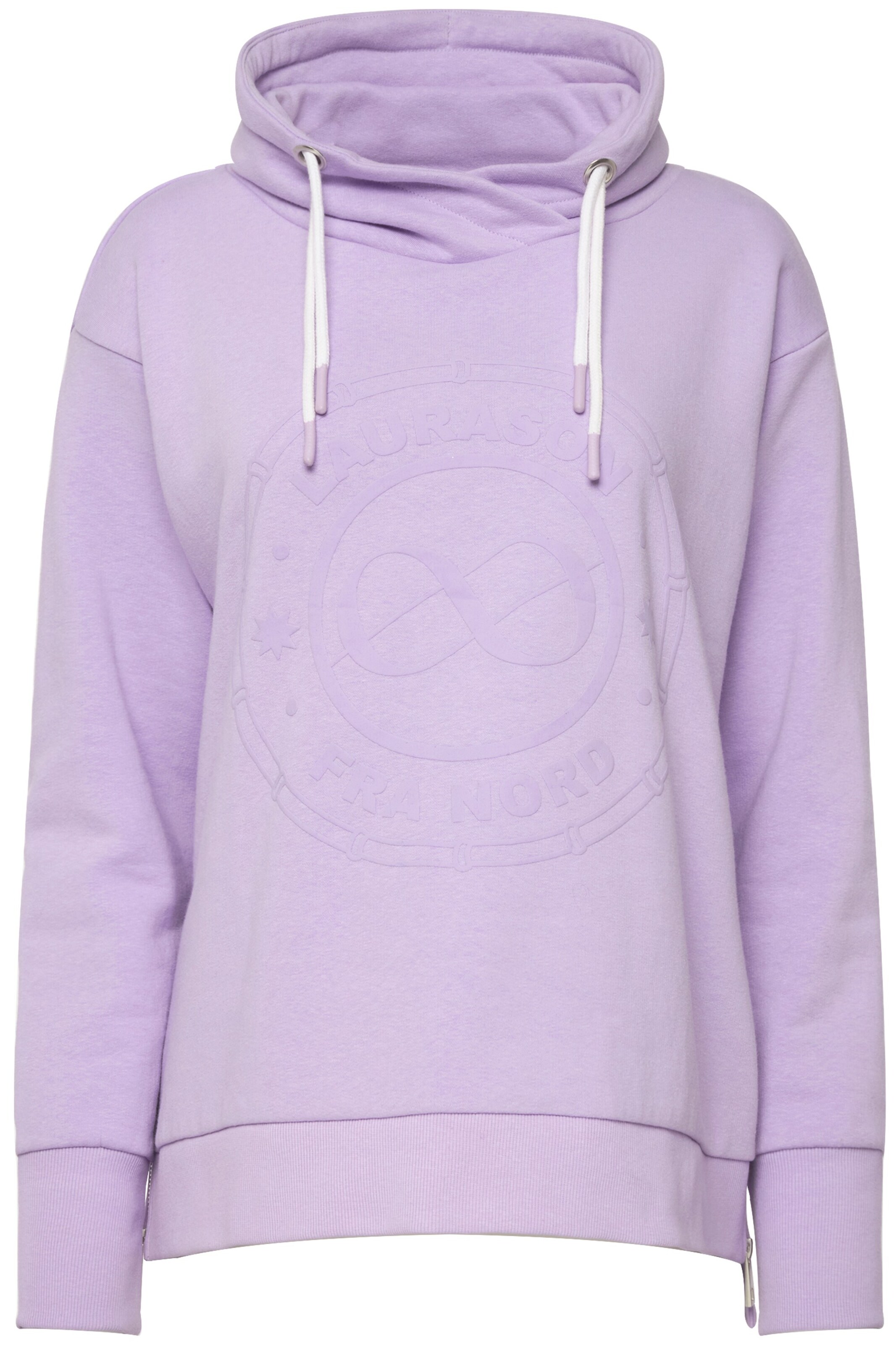 LAURASØN Sweatshirt in Lila: Vorderseite