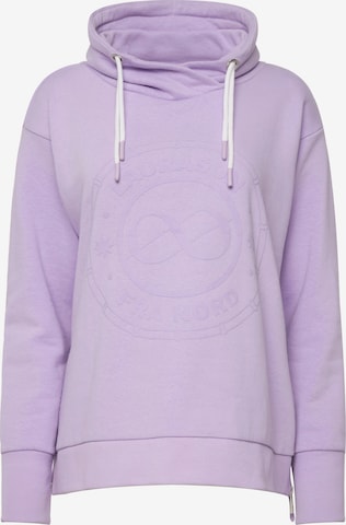 LAURASØN Sweatshirt in Purple: front