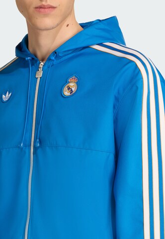 Veste mi-saison 'Real Madrid Terrace Icons' ADIDAS ORIGINALS en bleu