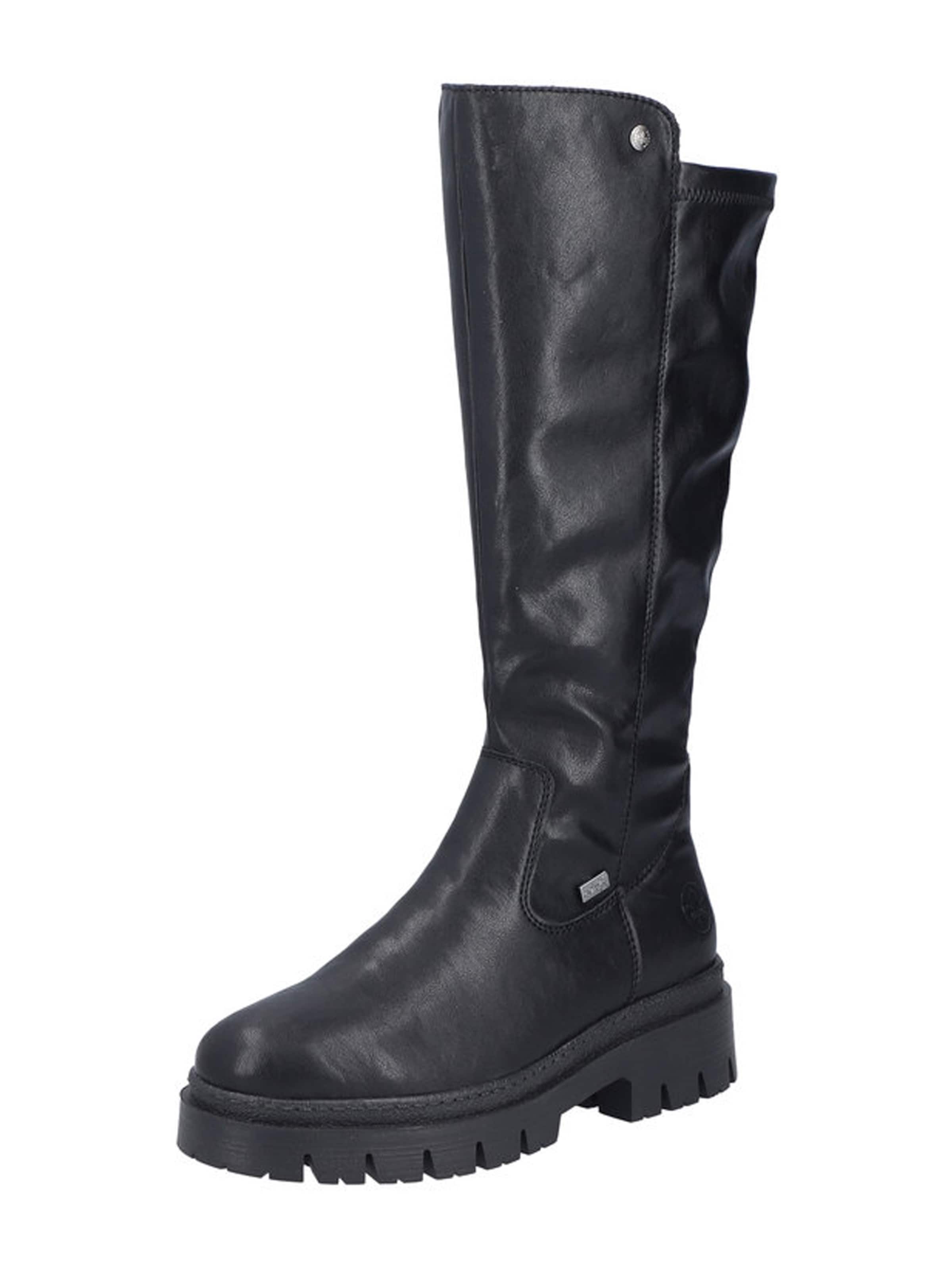 Bottes Rieker en noir : devant