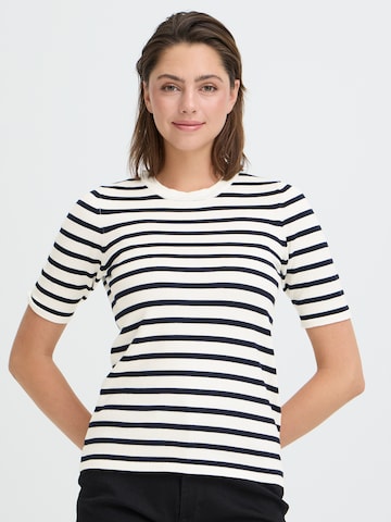 ICHI Sweater 'IHLULS' in White: front