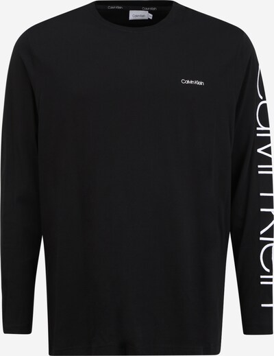 Calvin Klein Big & Tall Majica u crna / bijela, Pregled proizvoda