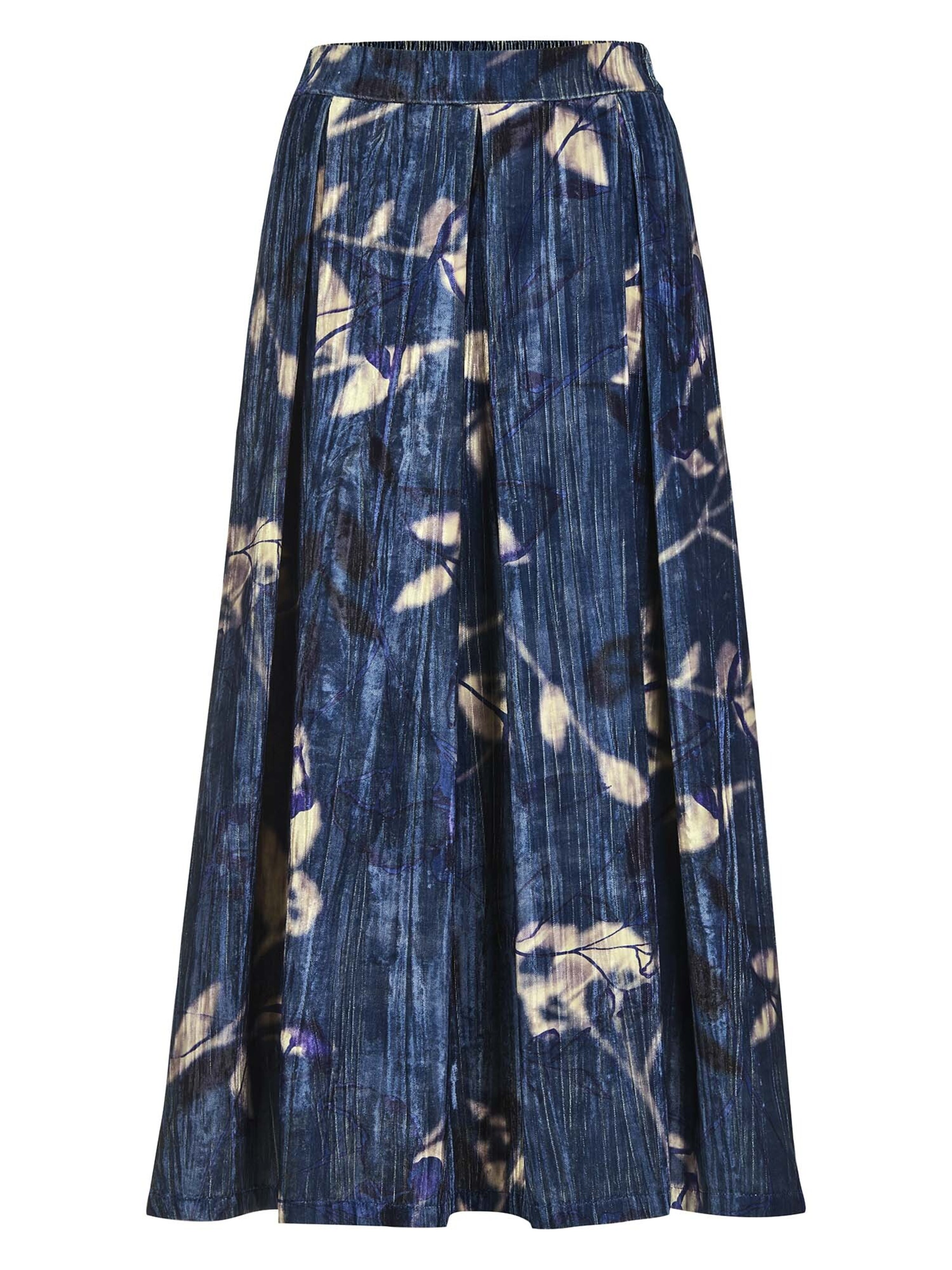 Jupe MADELEINE en bleu : devant