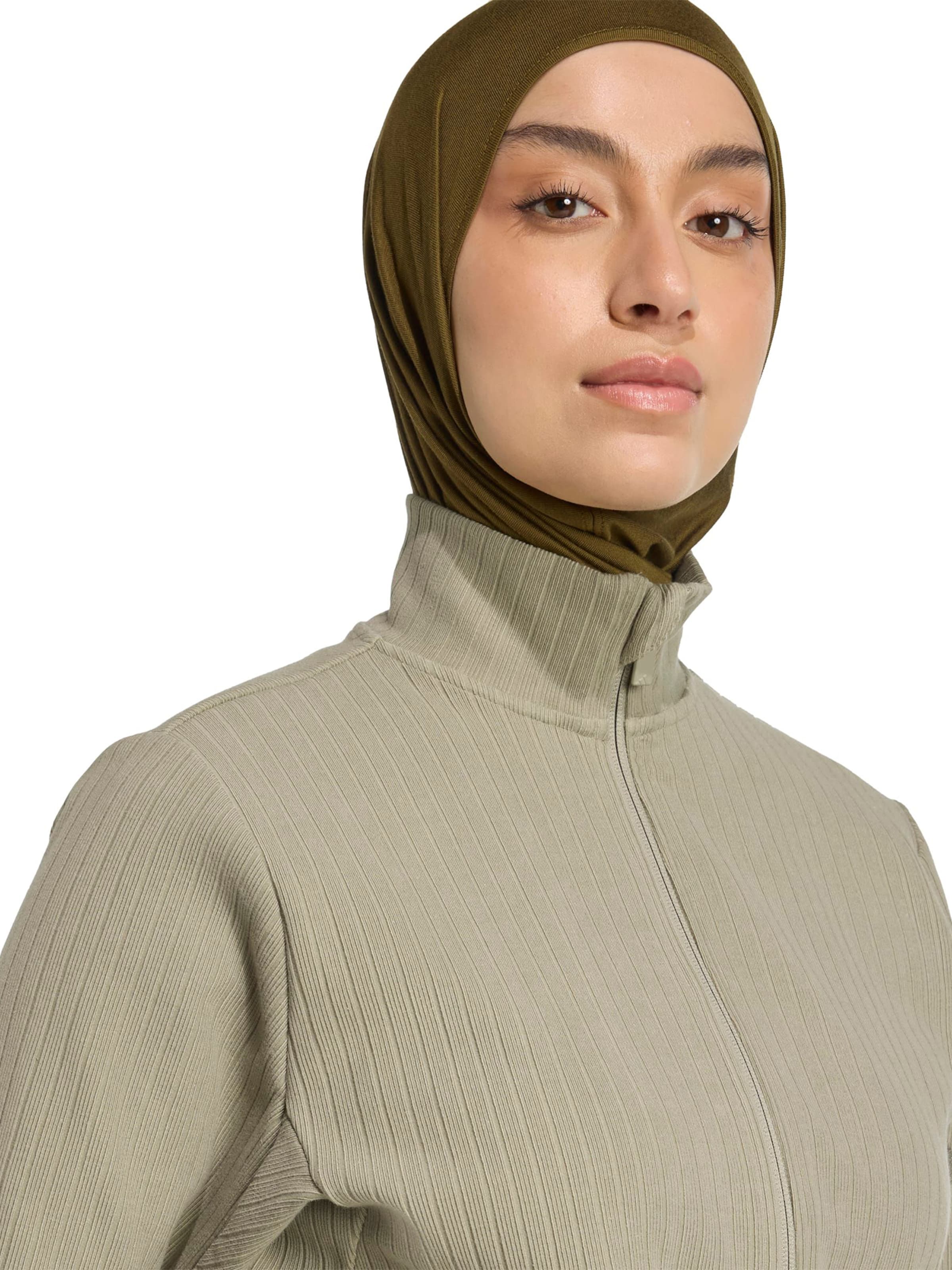 Bluză cu fermoar sport 'ALL SZN' de la ADIDAS SPORTSWEAR pe verde