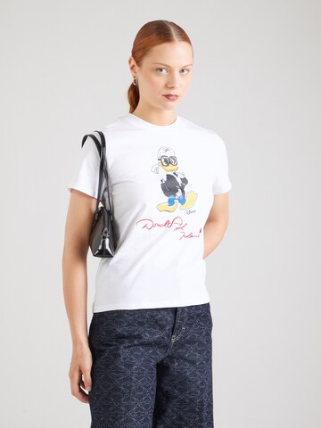 Karl Lagerfeld Футболка 'Disney x KL' в Белый: спереди