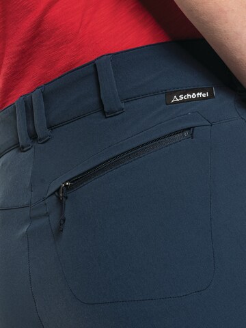 Regular Pantalon outdoor Schöffel en bleu