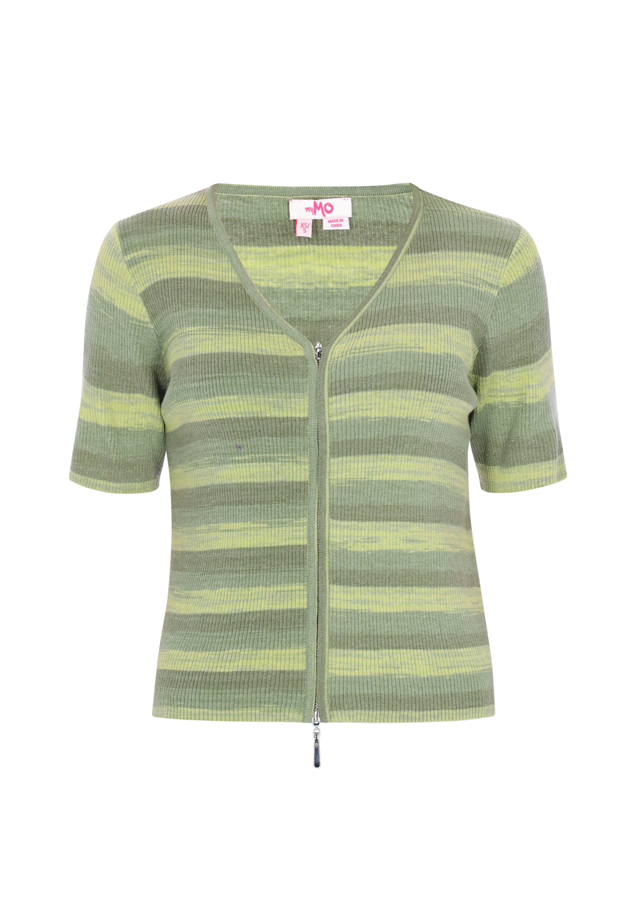 MYMO - Casaco de malha em verde: frente