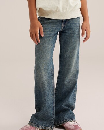 WE Fashion Flared Jeans in Blauw