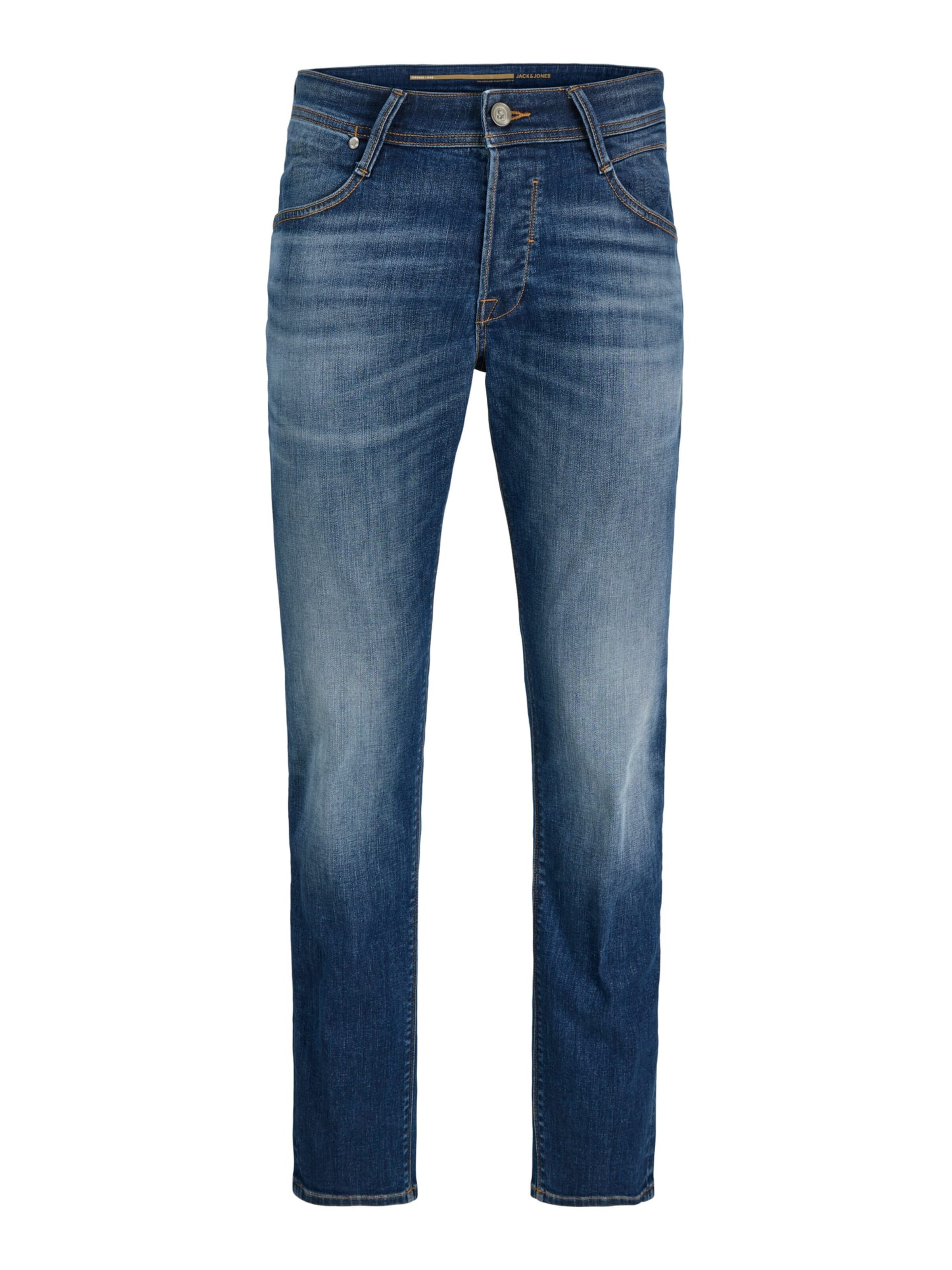 JACK & JONES Baggy Jeans 'Mike' in Blue: front