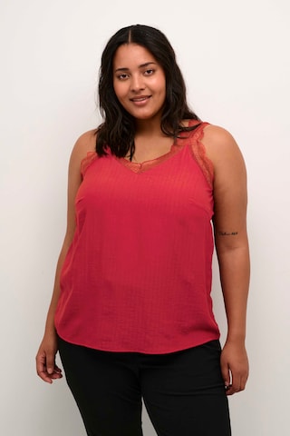 KAFFE CURVE - Blusa 'Jakobine' em rosa: frente