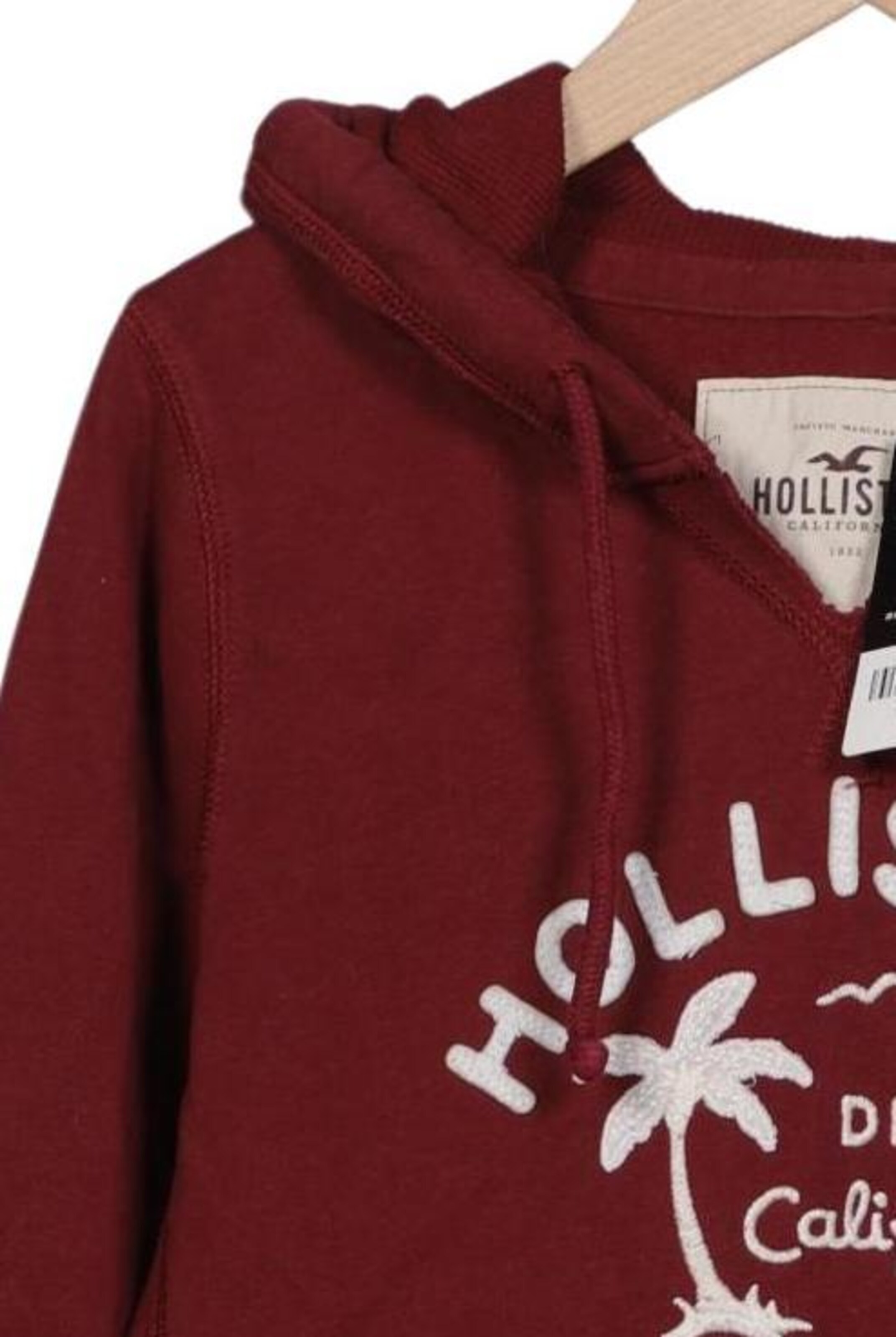 HOLLISTER Sweatshirt & Zip-Up Hoodie in M in Red