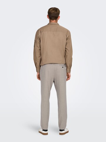 Regular Pantalon 'ONSLINUS' Only & Sons en gris