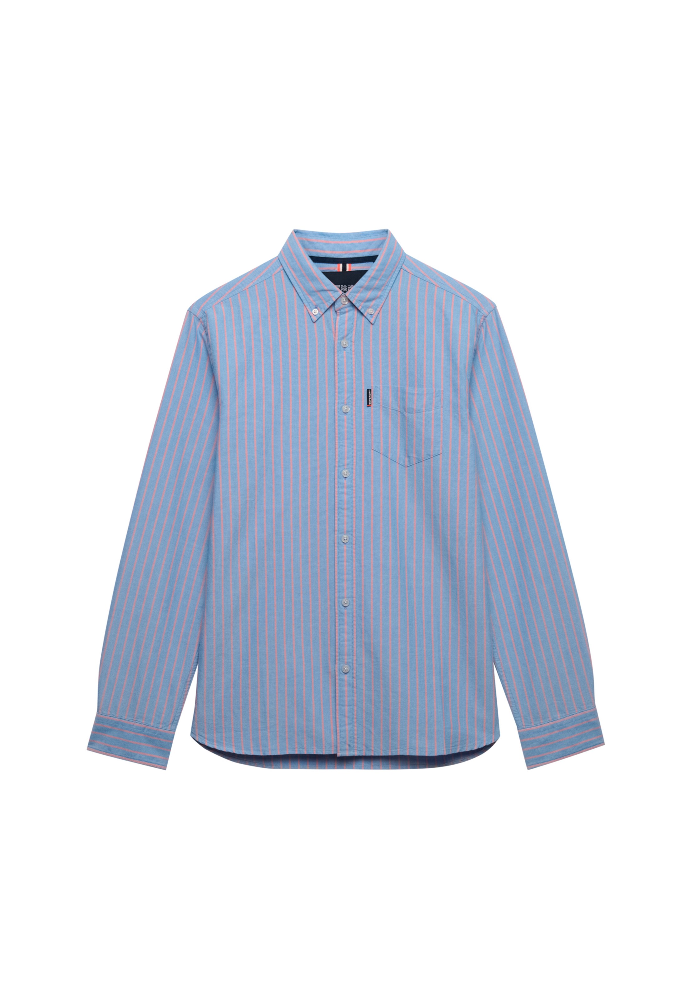 Superdry & Co Overhemd 'Essential' in Blauw: voorkant