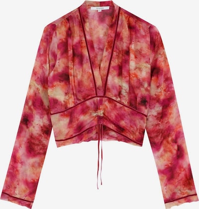 Scalpers Tie Velvet Print Shirt ' ' in mischfarben, Produktansicht