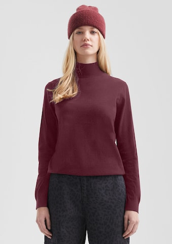 Pull-over QS en rouge : devant