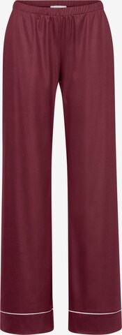 Hanro Sweatpants ' Eleni ' in Rot: predná strana