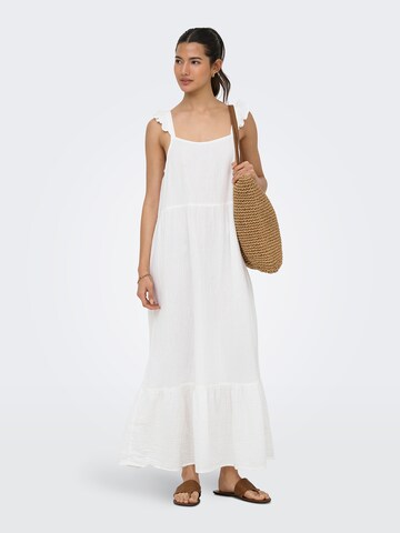 Robe 'ONLThyra' ONLY en blanc : devant