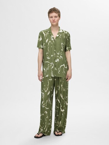 SELECTED FEMME Pluus 'SLFRYA ELLIE', värv roheline
